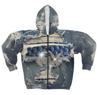 Denim Mimicry Game Hoodie